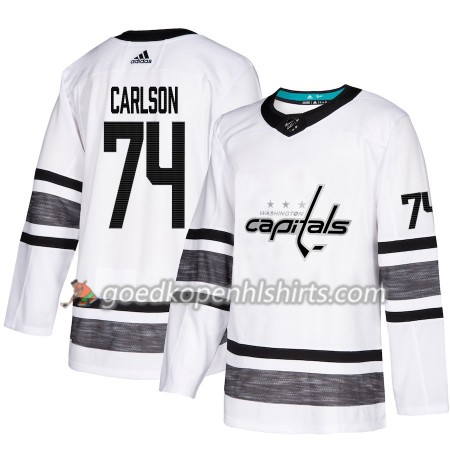 Washington Capitals John Carlson 74 2019 All-Star Adidas Wit Authentic Shirt - Mannen
